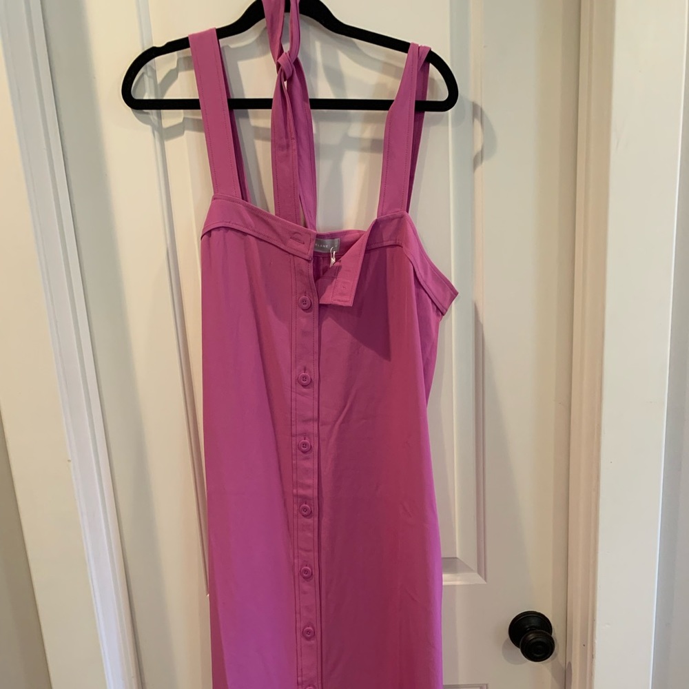 Pink Everlane shift dress